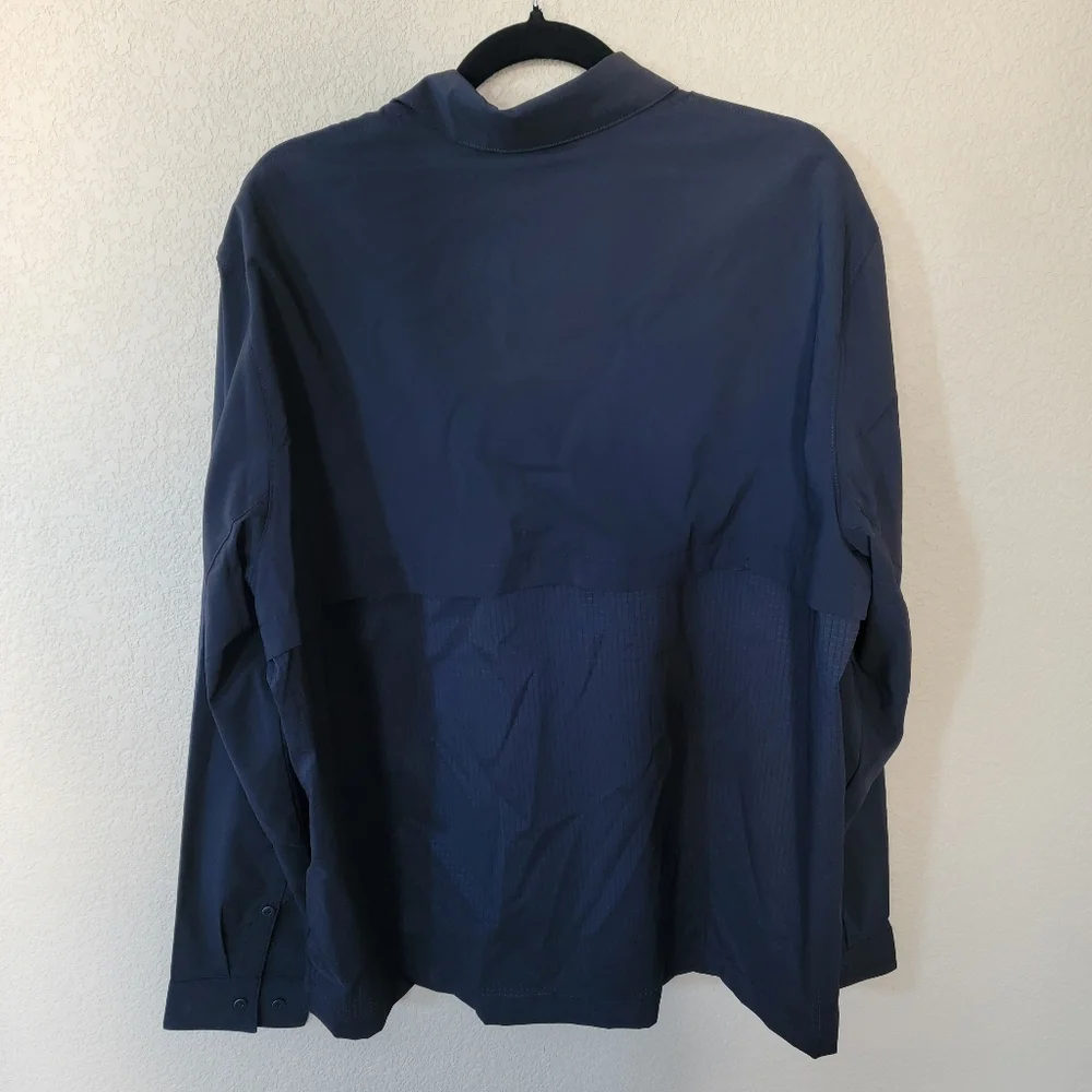 The North Face Men’s Long-Sleeve Lightrange Shirt In Black, Size XL